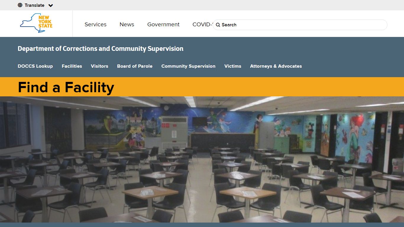 Find a Facility | Department of Corrections and Community Supervision